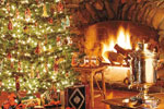 Holiday decorations are always a treat at the Lodge.